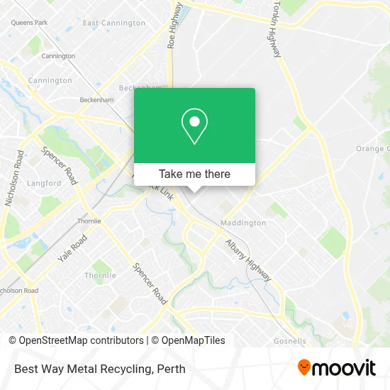Mapa Best Way Metal Recycling