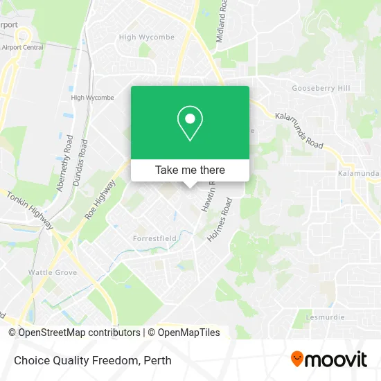 Mapa Choice Quality Freedom
