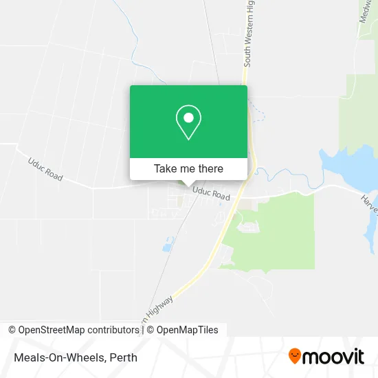 Mapa Meals-On-Wheels