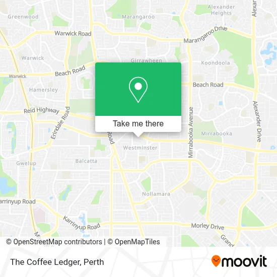 Mapa The Coffee Ledger