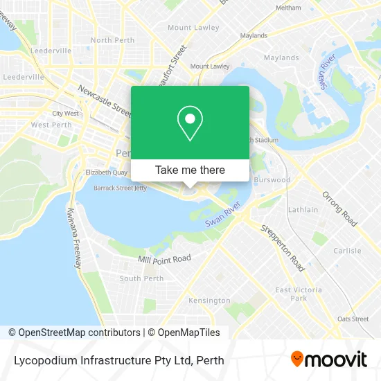 Mapa Lycopodium Infrastructure Pty Ltd