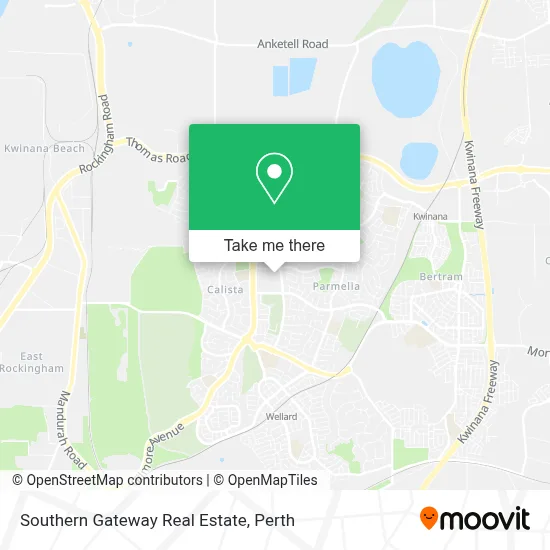 Mapa Southern Gateway Real Estate