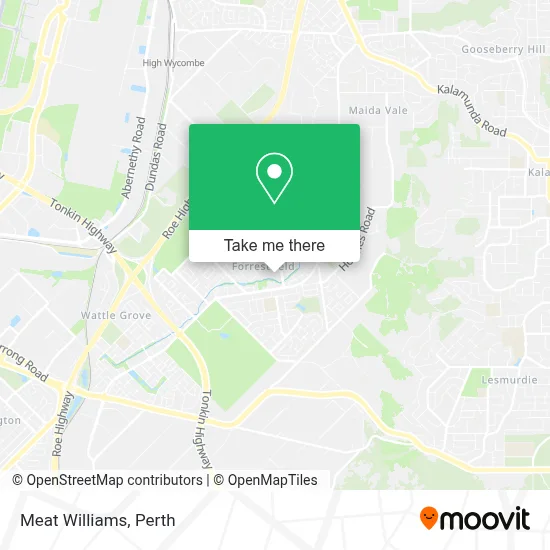 Mapa Meat Williams