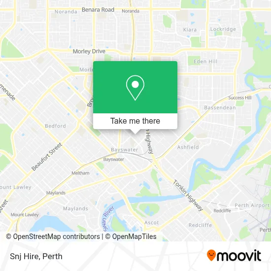 Mapa Snj Hire
