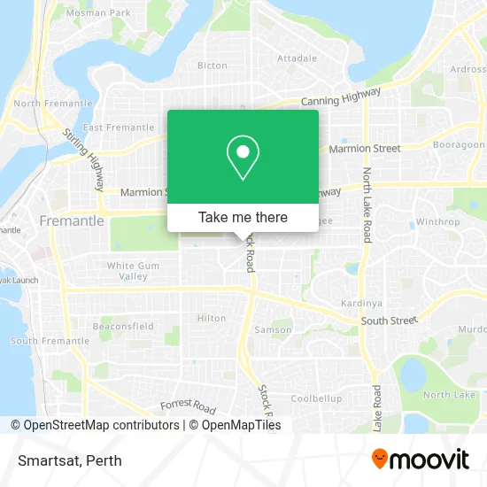 Mapa Smartsat
