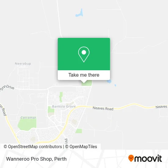 Mapa Wanneroo Pro Shop