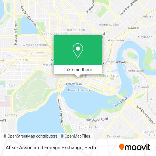 Mapa Afex - Associated Foreign Exchange