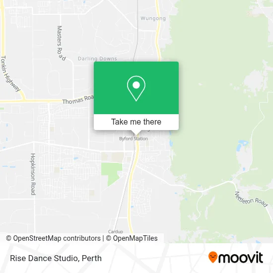 Mapa Rise Dance Studio