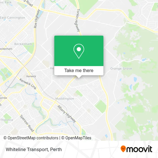 Mapa Whiteline Transport