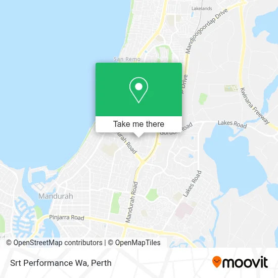 Mapa Srt Performance Wa