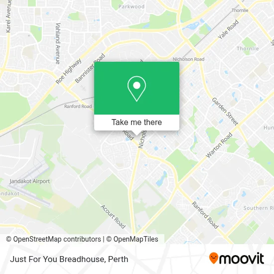 Mapa Just For You Breadhouse