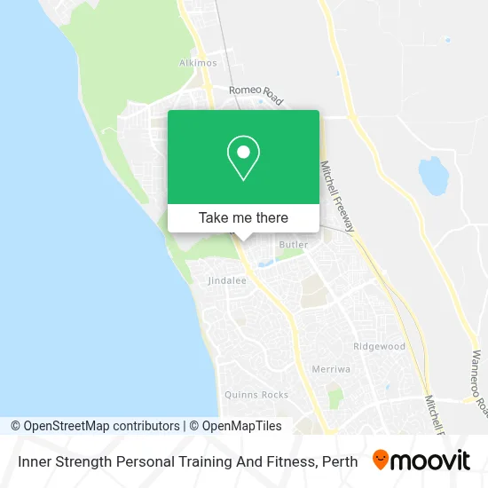 Mapa Inner Strength Personal Training And Fitness
