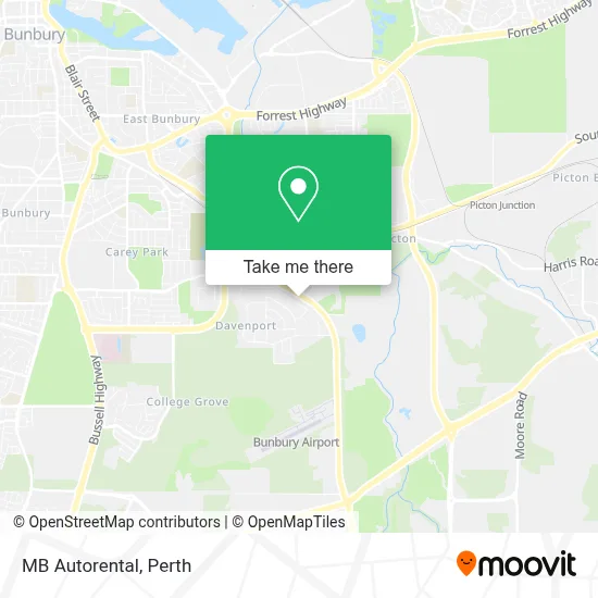 Mapa MB Autorental