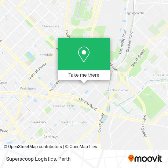Mapa Superscoop Logistics