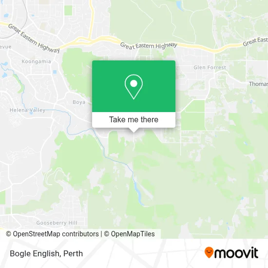 Bogle English map