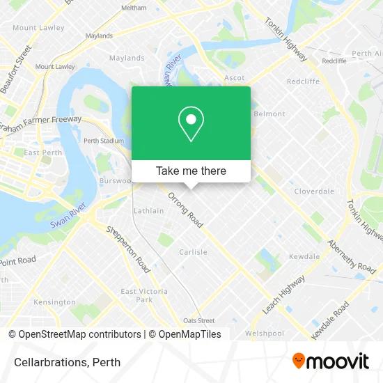 Mapa Cellarbrations