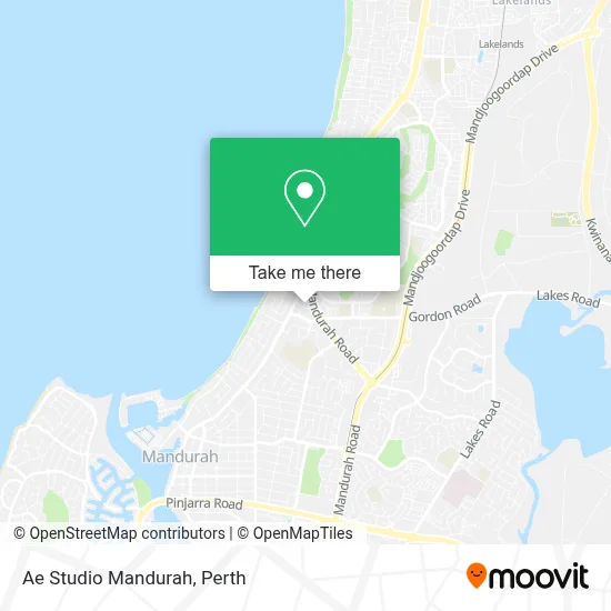 Mapa Ae Studio Mandurah