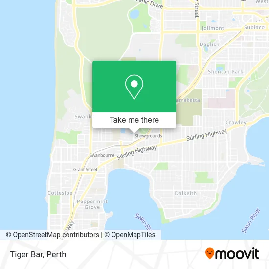 Mapa Tiger Bar