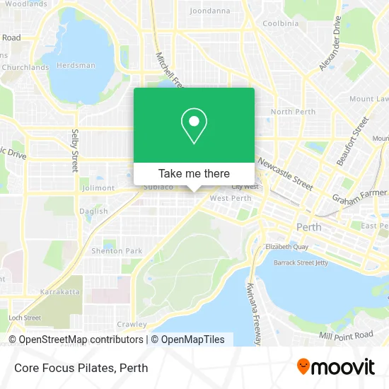 Core Focus Pilates map