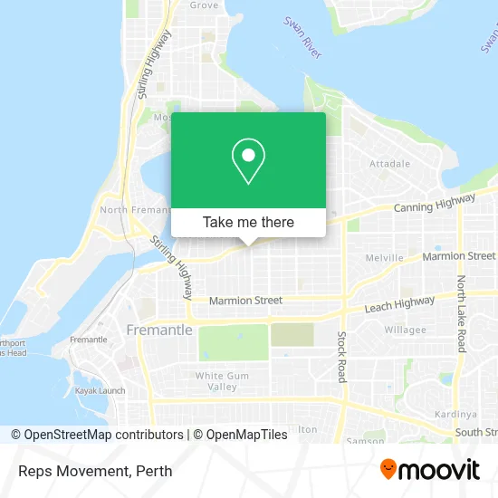 Reps Movement map