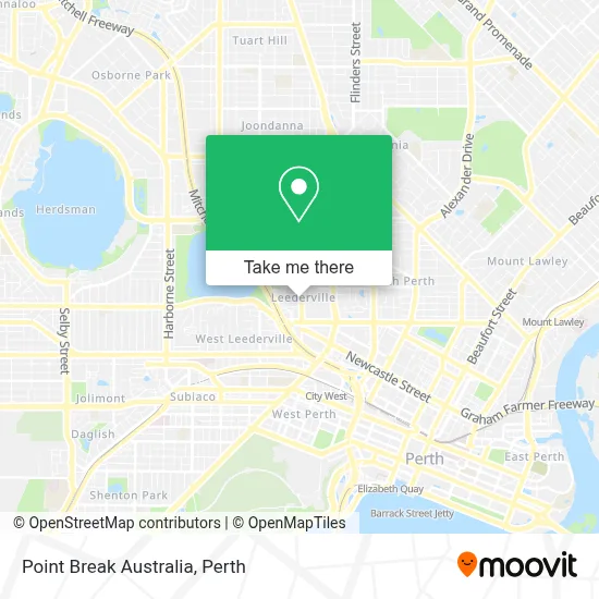 Mapa Point Break Australia