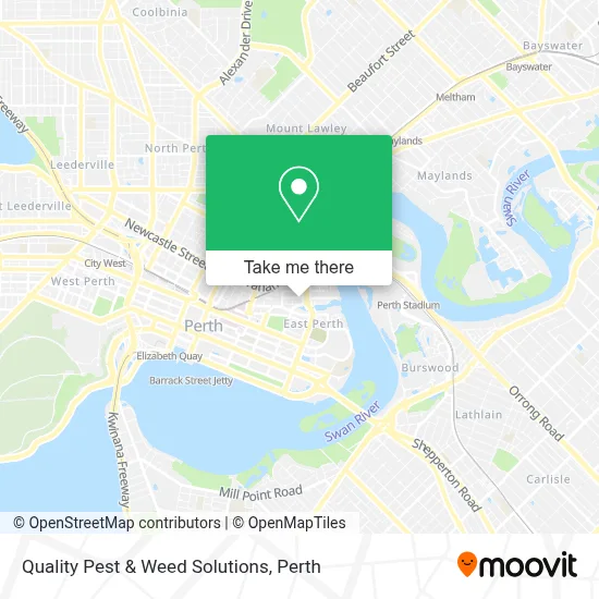 Mapa Quality Pest & Weed Solutions