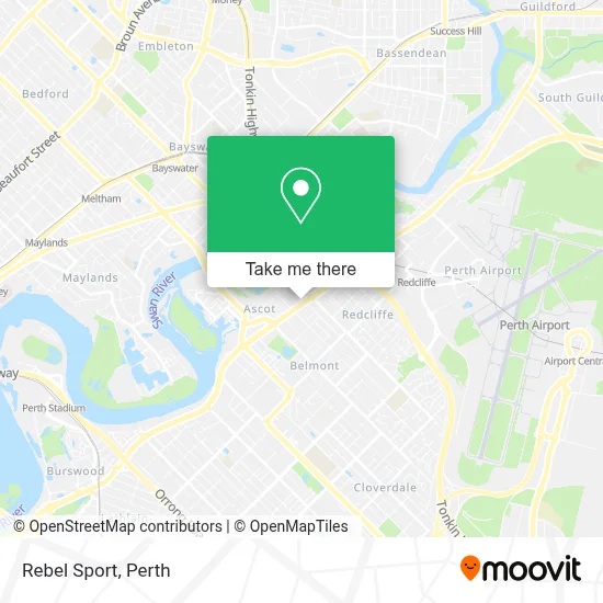 Mapa Rebel Sport