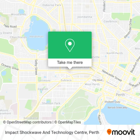 Mapa Impact Shockwave And Technology Centre