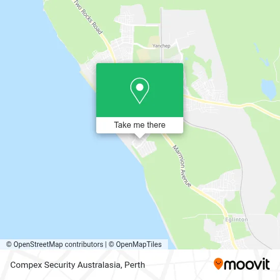 Mapa Compex Security Australasia