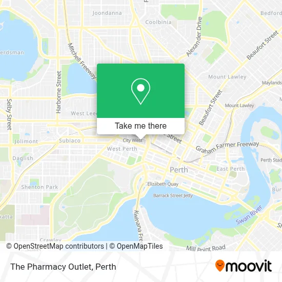 Mapa The Pharmacy Outlet