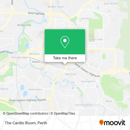 Mapa The Cardio Room