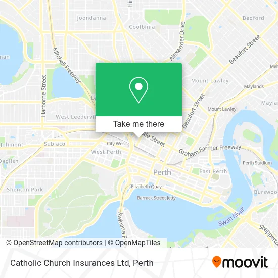 Mapa Catholic Church Insurances Ltd