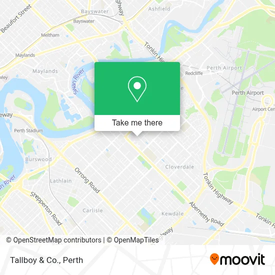 Mapa Tallboy & Co.