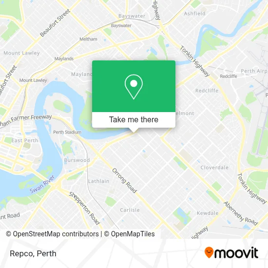Mapa Repco