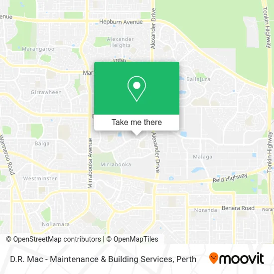 Mapa D.R. Mac - Maintenance & Building Services