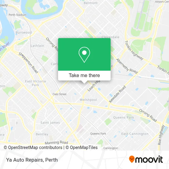 Ya Auto Repairs map