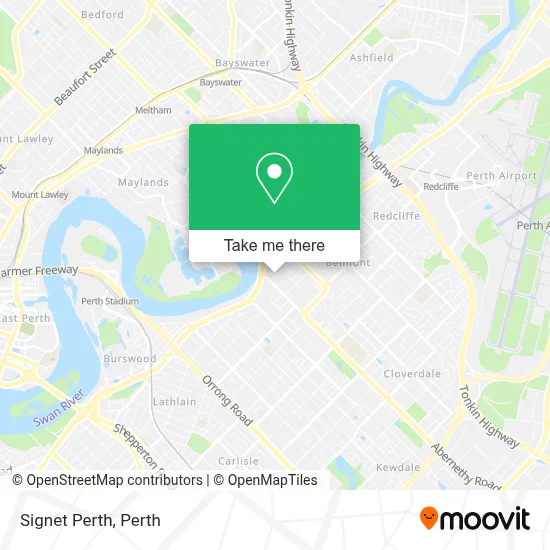 Signet Perth map