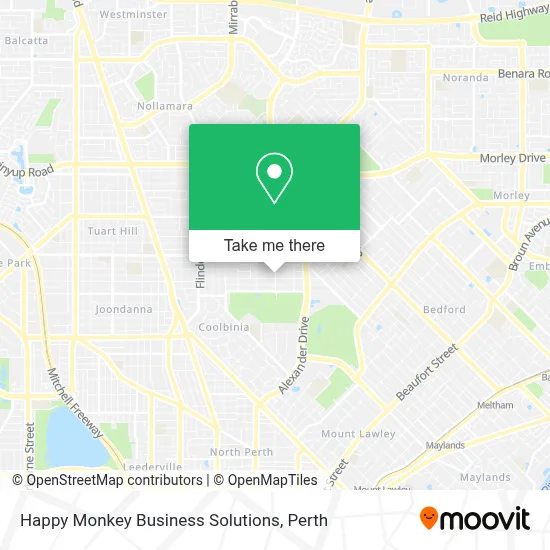 Mapa Happy Monkey Business Solutions