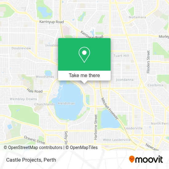 Castle Projects map