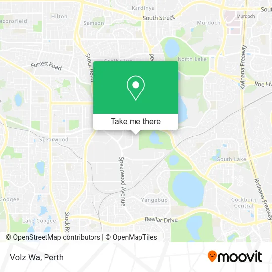 Mapa Volz Wa