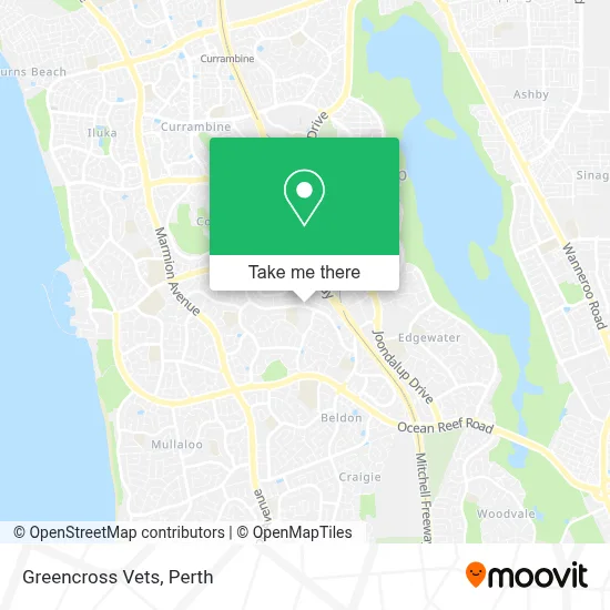 Mapa Greencross Vets