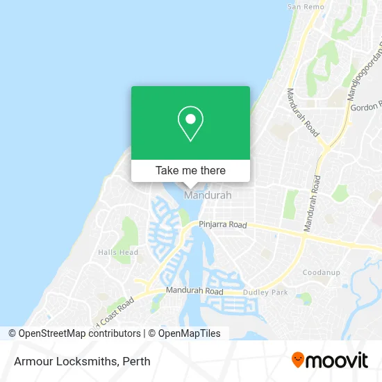 Armour Locksmiths map