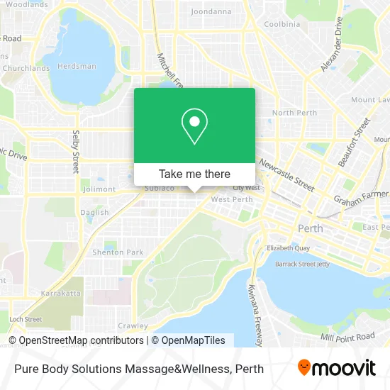 Mapa Pure Body Solutions Massage&Wellness