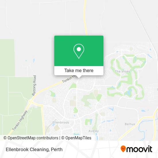 Mapa Ellenbrook Cleaning