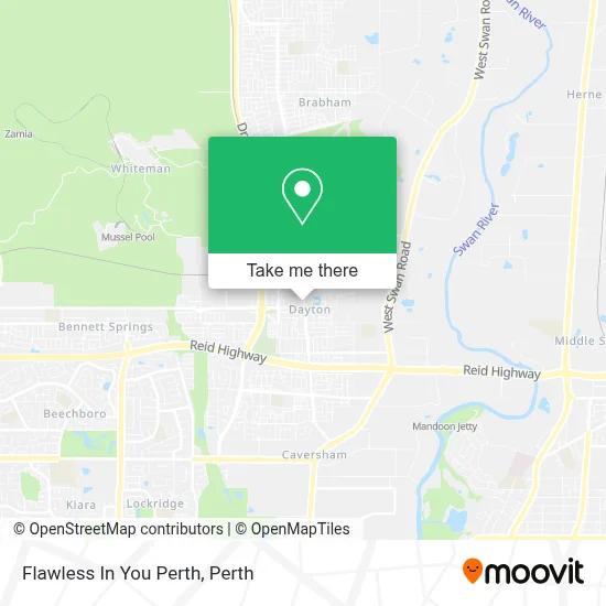 Mapa Flawless In You Perth