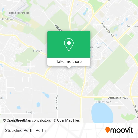 Mapa Stockline Perth