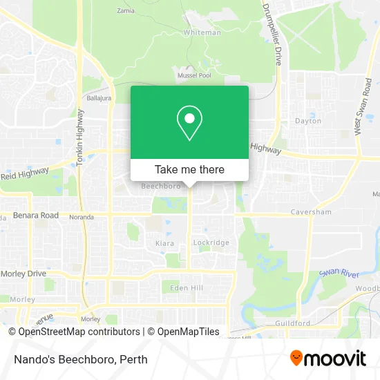 Mapa Nando's Beechboro