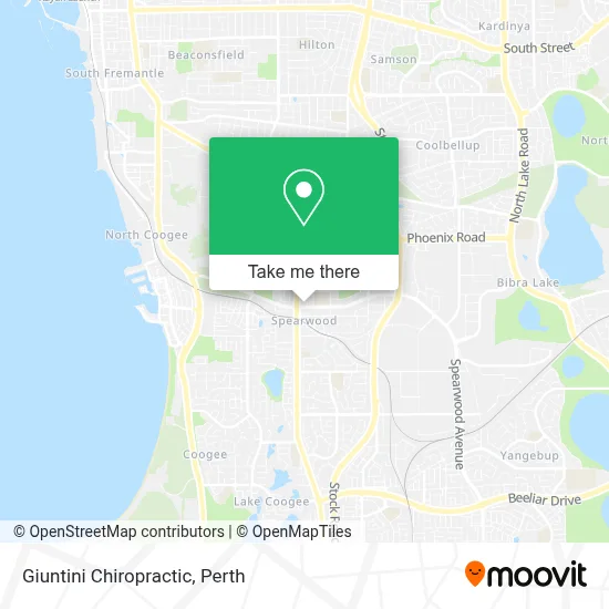 Mapa Giuntini Chiropractic