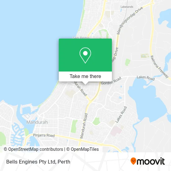Bells Engines Pty Ltd map