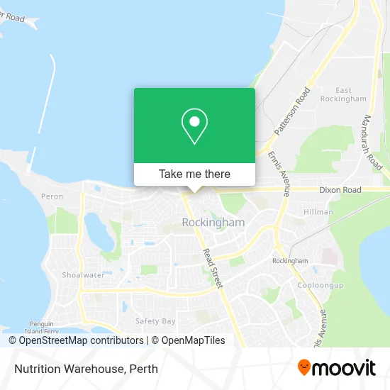 Mapa Nutrition Warehouse